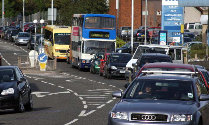 South Road in Cupar.