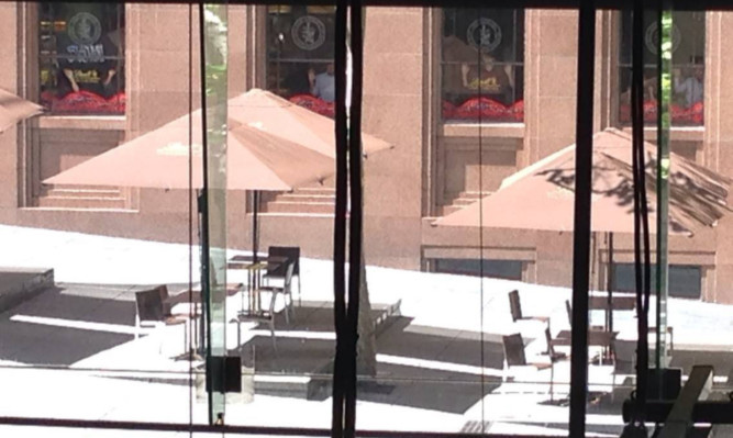 A photo of the hostage siege taken from the Channel Seven news building by Linzis cousin Glenn.