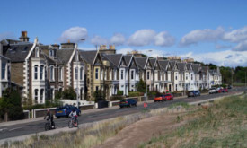 Part of the stretch of Broughty Ferry Esplanade covered by the proposed dune erosion works.