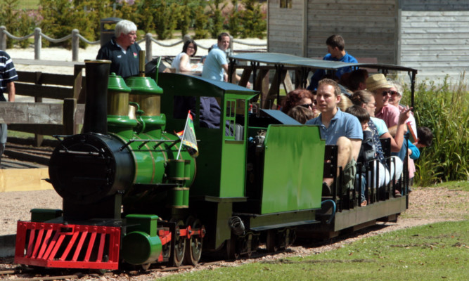 The miniature train at Craigtoun Park was a family favourite for many years.