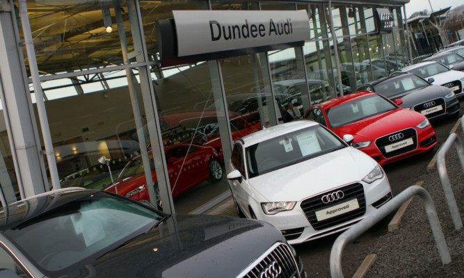 Dundee Audi on the citys Kings Cross Road.