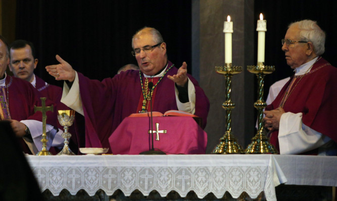 Archbishop Phillip Tartaglia was named temporary successor to Cardinal Keith O'Brien following his resignation.