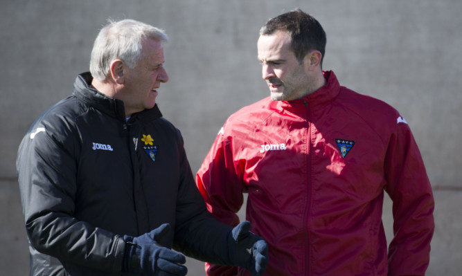 New Pars manager John Potter (right) learned a lot from Jim Jefferies (left).