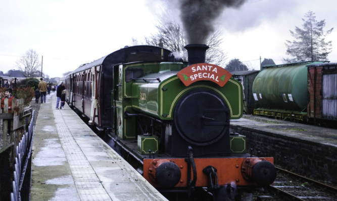 The Santa Specials are an annual feature on the Caledonian Railway.