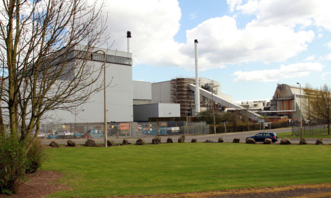 The DERL waste-to-energy plant at Baldovie.