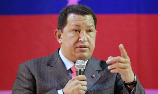 President of Venezuela Hugo Chavez.