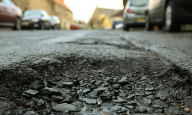 The council repaired an average of 600 potholes every week last year.
