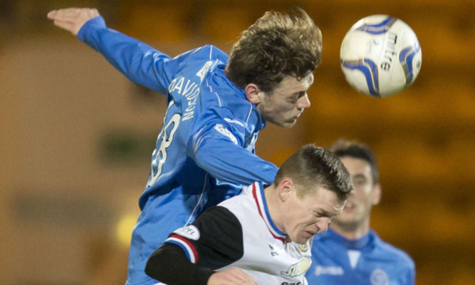 Murray Davidson in action against Inverness.