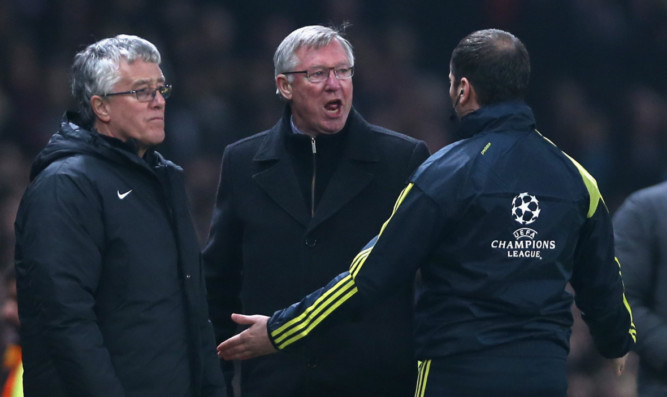 Sir Alex Ferguson was said to be 'too distraught' to speak at post-match interviews following the defeat to Real Madrid.
