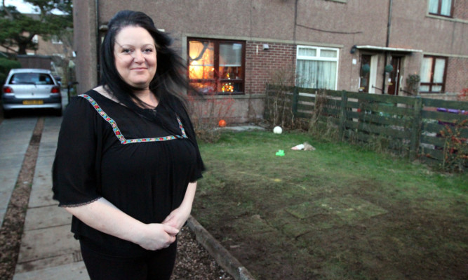 Christine Shirkey had her garden ripped up to allow the gas leak to be fixed.