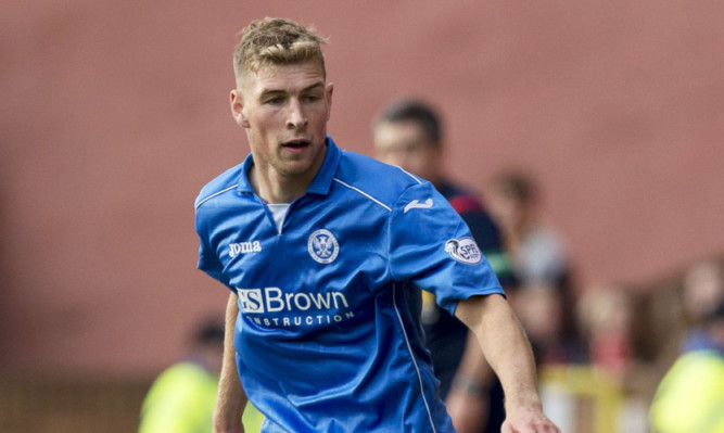 St Johnstone's David Wotherspoon in action