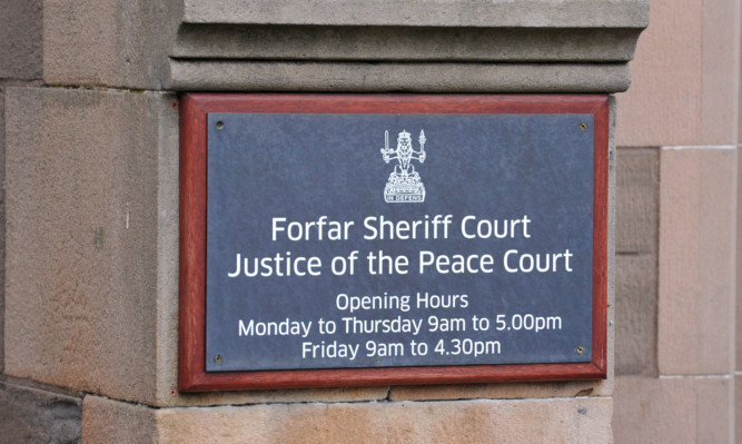 Forfar Sheriff Court.