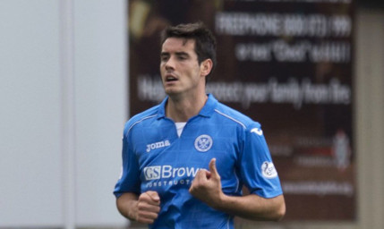 Brian Graham on his debut for St Johnstone