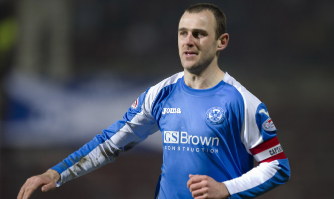 Dave MacKay made his 150th appearance for St Johnstone against Hearts on Tuesday.