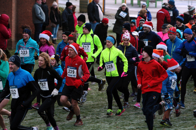Around 200 people worked off some of their Christmas turkey with a Boxing Day run in Forfar. The annual Plum Pudding Plod is a 2.75-mile fun run or walk around Forfar Loch. Organised by Forfar Road Runners, the event has grown in numbers steadily over the last few years and now attracts people of all running abilities. Christmas puddings and other prizes were awarded to category winners, fancy dress entrants and those who made an extra effort. The races entrance fee is donated to charity.