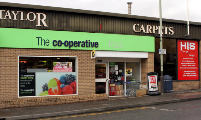 Tthe Co-Operative store in Scone.