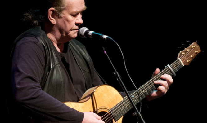 Dick Gaughan at the Gardyne Theatre on March 8.