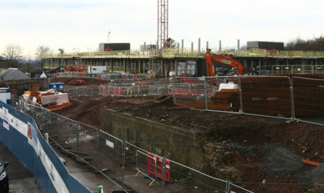 Brechin Community Campus taking shape.