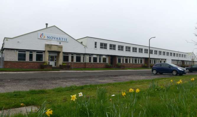 Kim Cessford - 22.04.14 - pictured is the Novartis facility, Kinnoull Road, Dunsinane Industrial Estate, Dundee