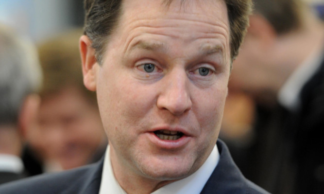 Nick Clegg is in Dundee for the Scottish Liberal Democrat conference.