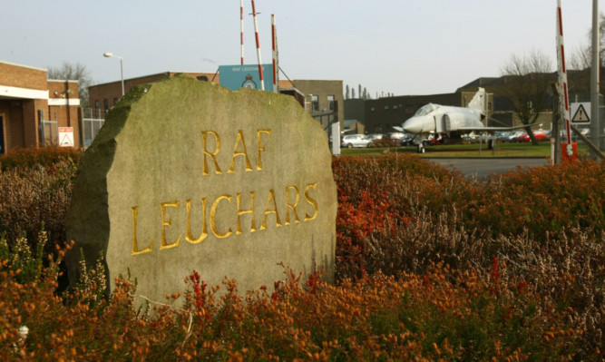 RAF Leuchars airbase.