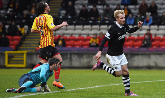 Gary Mackay-Steven scored the first and set up the second against Partick Thistle on Sunday,