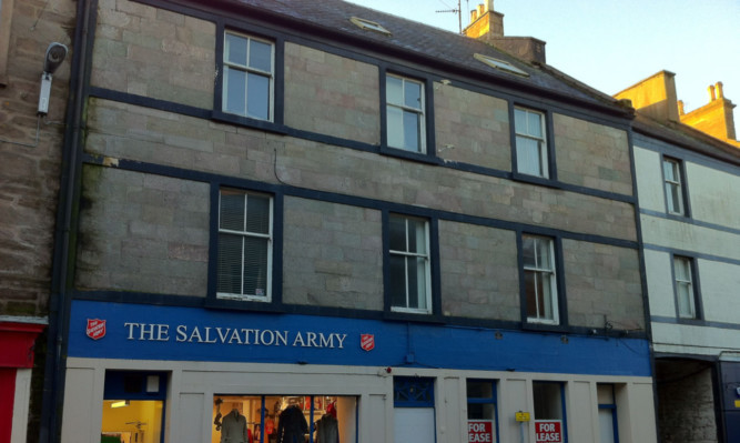 The building in Castle Street, Forfar.