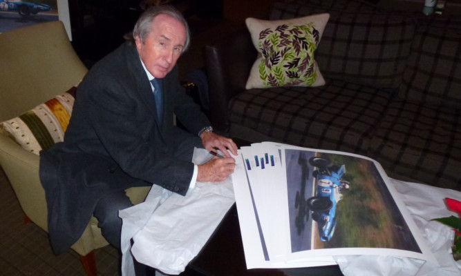 Sir Jackie has signed limited edition versions of the image.