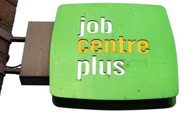 Kim Cessford - 05.03.13 - FOR FILE - pictured is one of the signs at the Job Centre Plus at Kirk Lane