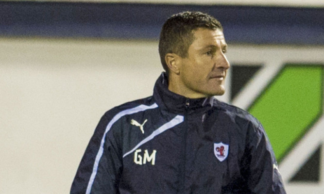 Raith Rovers manager Grant Murray