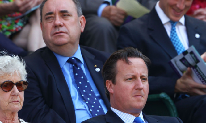 Alex Salmond feels David Cameron has treated Scotland with contempt.