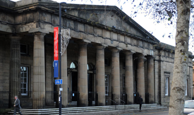 Perth Sheriff Court in Tay Street.