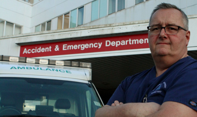 Ninewells A&E consultant Dr Barry Klaassen.