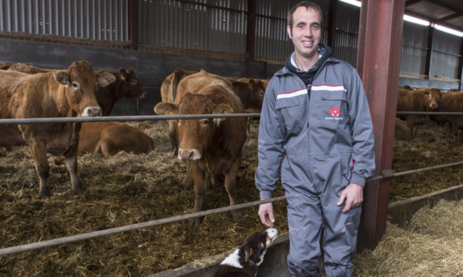 James Gilchrist of West Meikle farm in East Lothian.