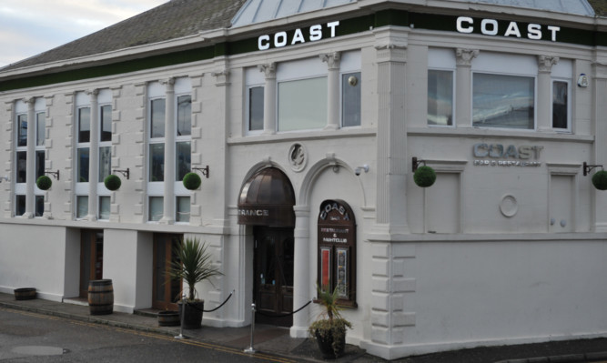 Campbell repeatedly punched another man at Coast nightclub in Arbroath.