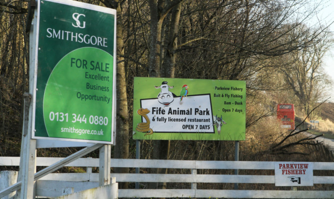 Fife Animal Park was put up for sale last year.