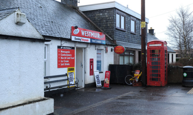 The Post Officeshop in Westmuir, Kirriemuir.