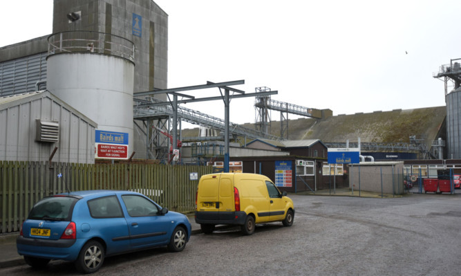 The entrance to Bairds Malt.