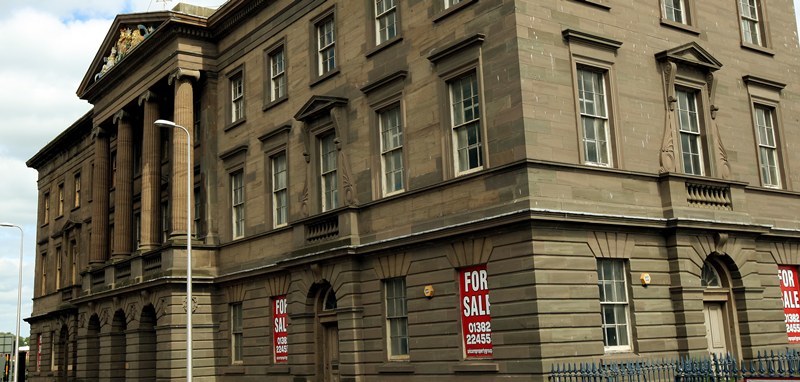 John Stevenson, Courier,25/06/10.Dundee.Pic shows the empty Customs House building on Dock Street.