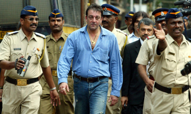 Bollywood actor Sanjay Dutt has been sentenced to five years in jail for illegal weapons possession.