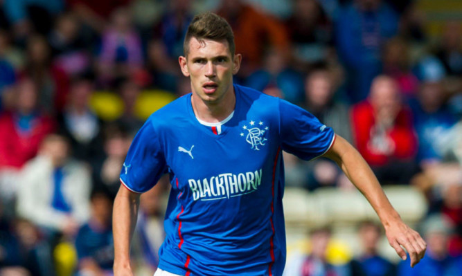 New Pars signing Kyle McAusland in action for Rangers.