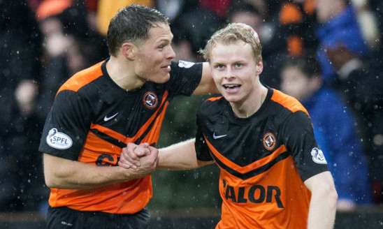 John Rankin (left) with Gary Mackay-Steven.