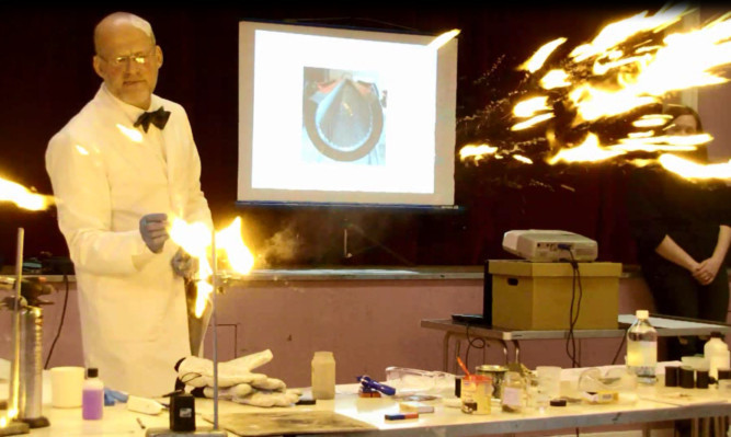 David Wharton explores the science behind weapons in Kirkcaldy.