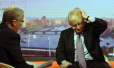 Boris Johnson feels the pressure as he is questioned by Eddie Mair.
