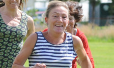 Rachel Adams was a keen runner, and is seen taking part in the Aberdour festival village sports in 2009.