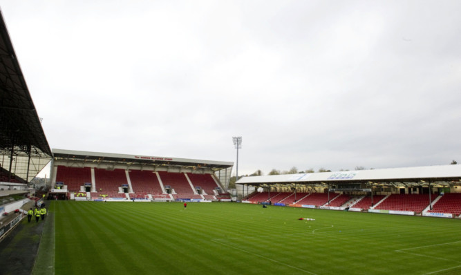 Interior view of East End Park.