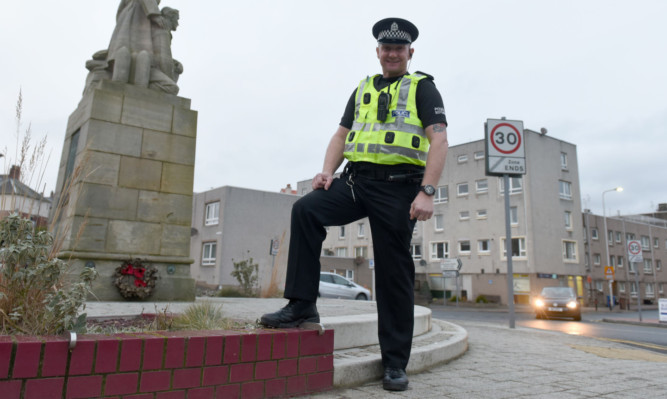 PC Ross Masterton is determined to stamp out youth crime in Kinghorn.