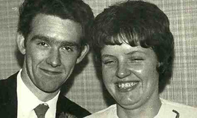 Robert and Patricia Seddon on their wedding day.