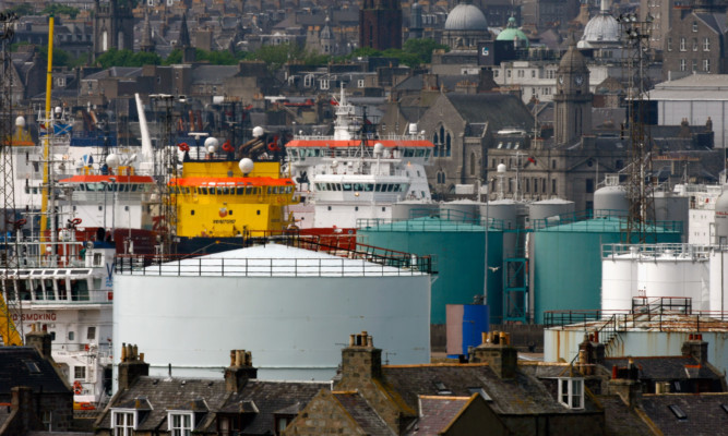 The UK strategy was revealed in Aberdeen, oil capital of Europe.