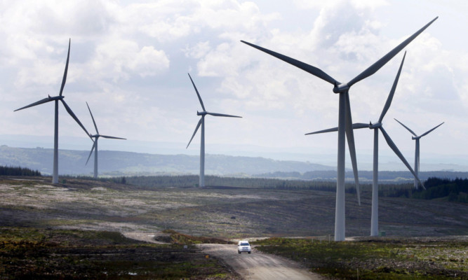 Wind turbines are now a common feature of the Scottish landscape.